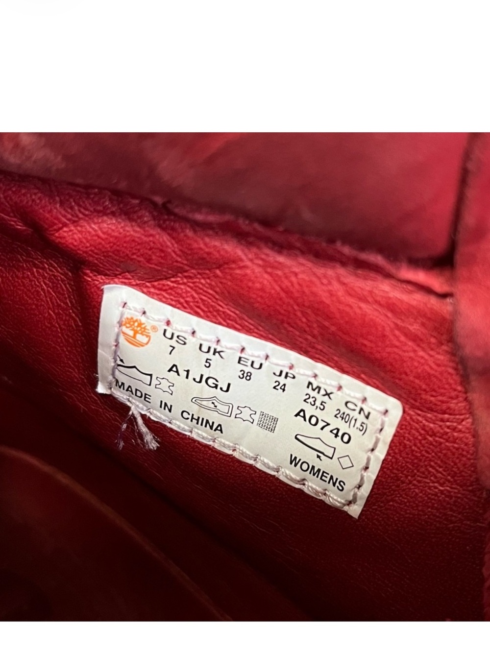 Timberland Cranberry 200 Gram Primaloft Boots - Picture 7 of 8